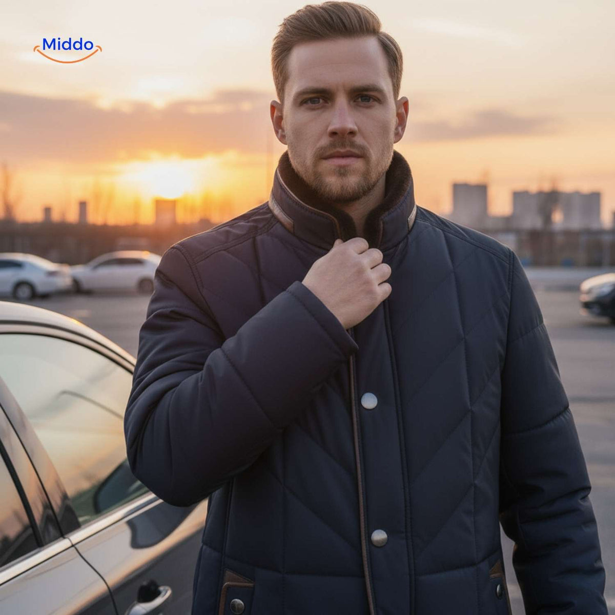 Quilted Spring Jacket – Men's Lightweight Outerwear for Cool Evenings & Transitional Weather | Thomler