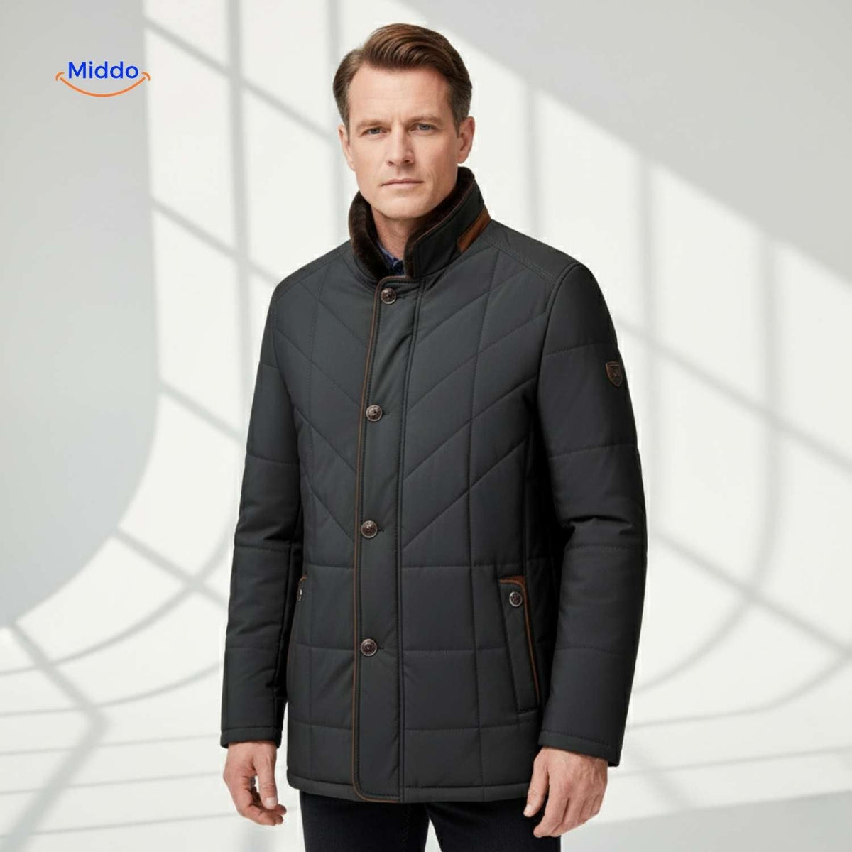 Quilted Spring Jacket – Men's Lightweight Outerwear for Cool Evenings & Transitional Weather | Thomler