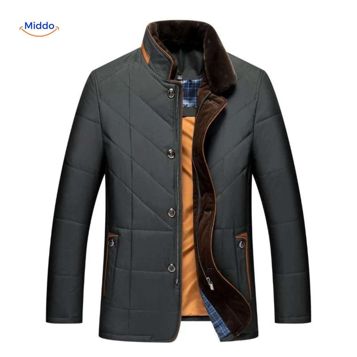 Quilted Spring Jacket – Men's Lightweight Outerwear for Cool Evenings & Transitional Weather | Thomler