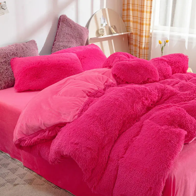 Ultra-Soft Sherpa Fleece Comforter Set – Plush Cloud-Like Warmth for Winter Nights | Thomler