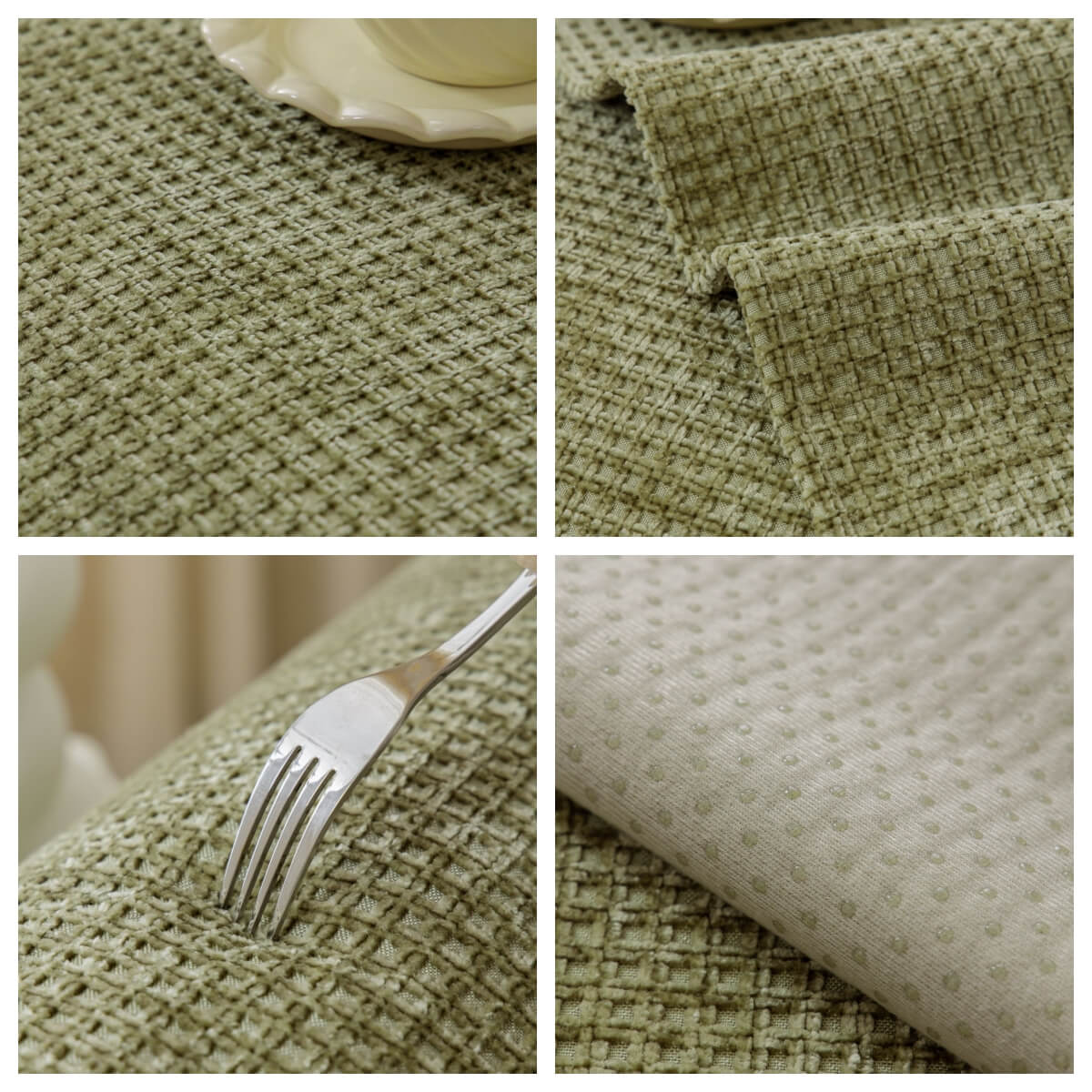 Textured Chenille Furniture Protector with Grip-Dot Backing for Couches & Chairs | Thomler