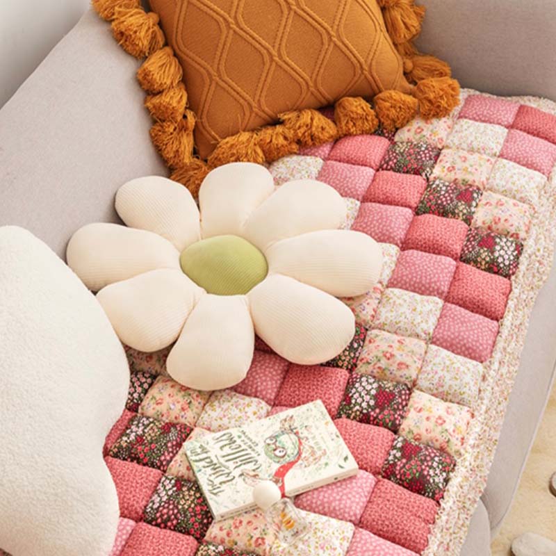 Quilted Cotton Furniture Protector Cover Anti-Slip Couch Cushion Pad for Sofa Chair Loveseat Pet-Friendly Washable Mat for Living Room | Thomler