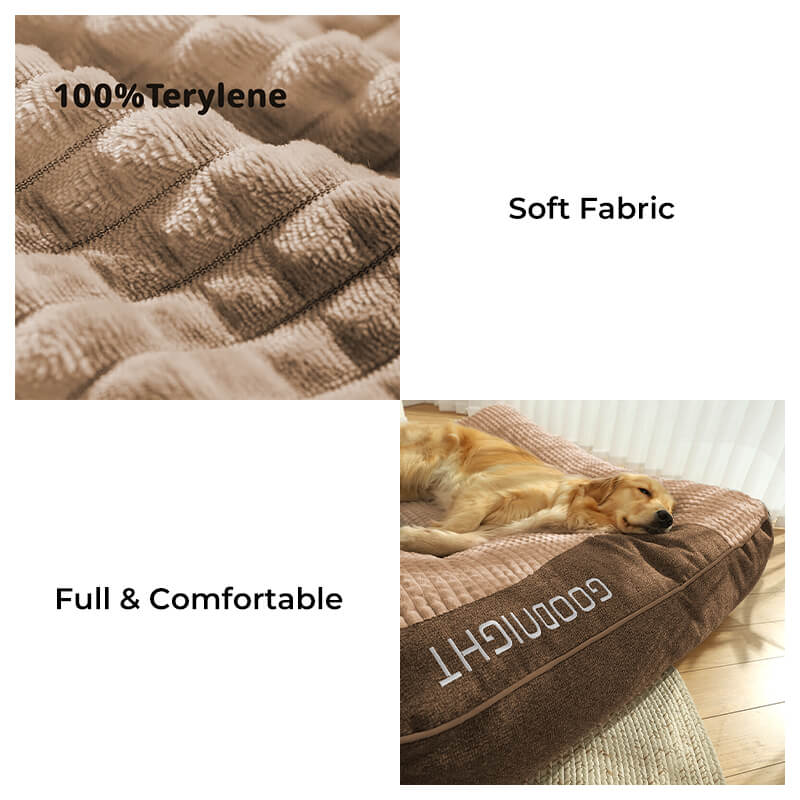 Orthopedic Dog Bed with Spine Support & Non-Slip Base for Large Breeds, Senior Dogs, Joint Relief | Thomler