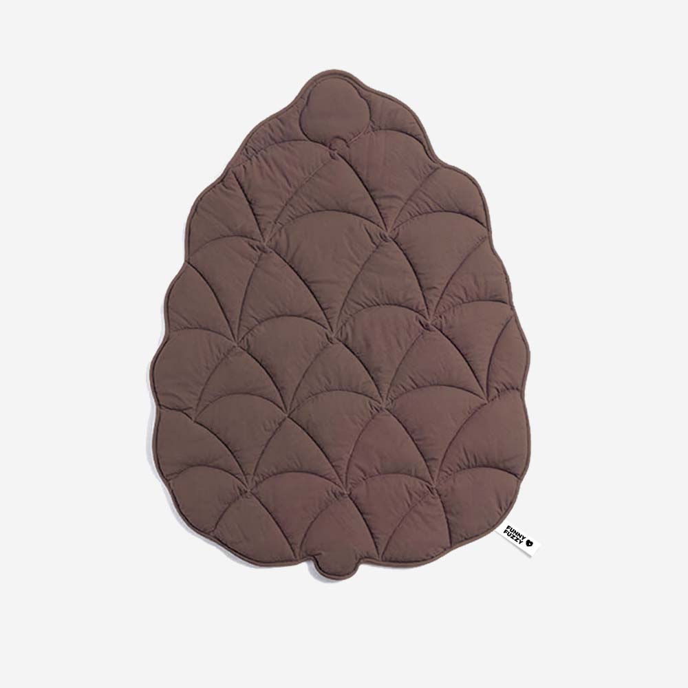 Botanical Leaf-Shaped Pet Throw Blanket - Soft Cotton-Polyester Cover for Dogs & Cats - Machine Washable Couch Protector & Floor Mat for | Thomler
