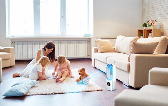 Air Cooler ABS Plastic 30.0 cm Compact Bedroom Desk USB Powered Evaporative Cooling Fan With Remote Control Portable | Thomler