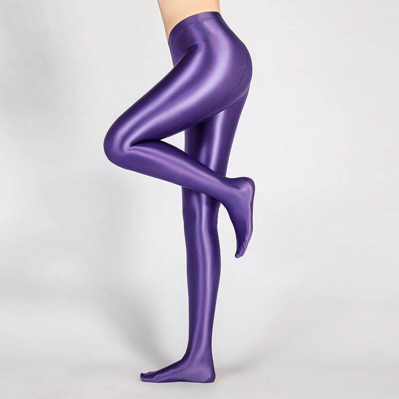 High-Waist Stretch Leggings – Opaque Wet-Look Finish, Figure-Sculpting Fit for Women | Thomler