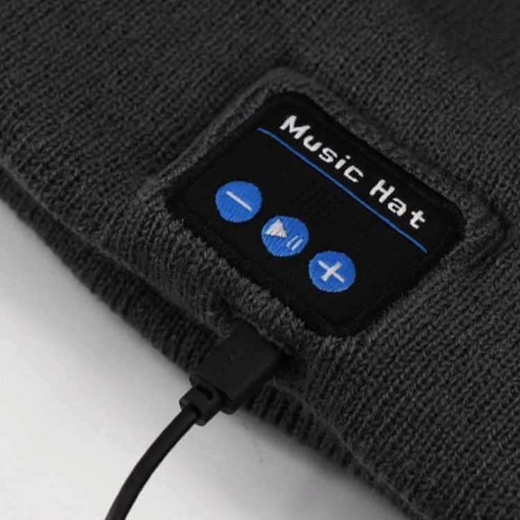 Rechargeable Bluetooth Beanie with Built-In LED Headlamp – Wireless Music Hat for Running, Hiking & Winter Outdoors | Thomler
