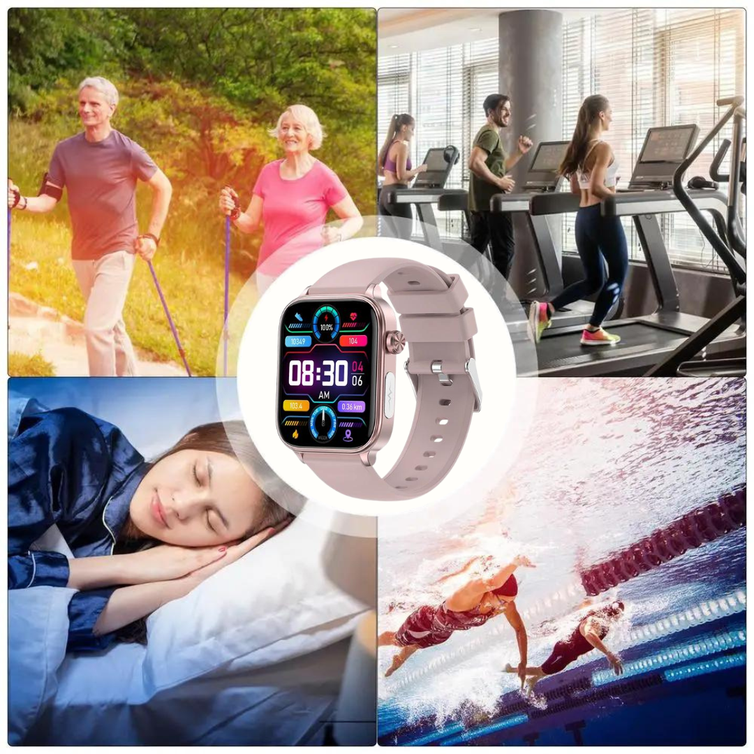 Health Monitoring Smartwatch with Emergency Alert & Automatic Fall Detection for Seniors & Adults | Thomler
