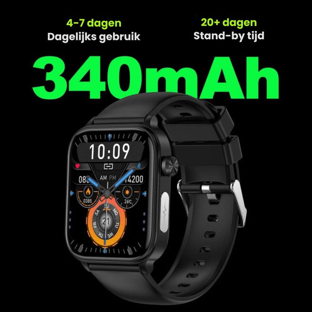 Health Monitoring Smartwatch with Emergency Alert & Automatic Fall Detection for Seniors & Adults | Thomler