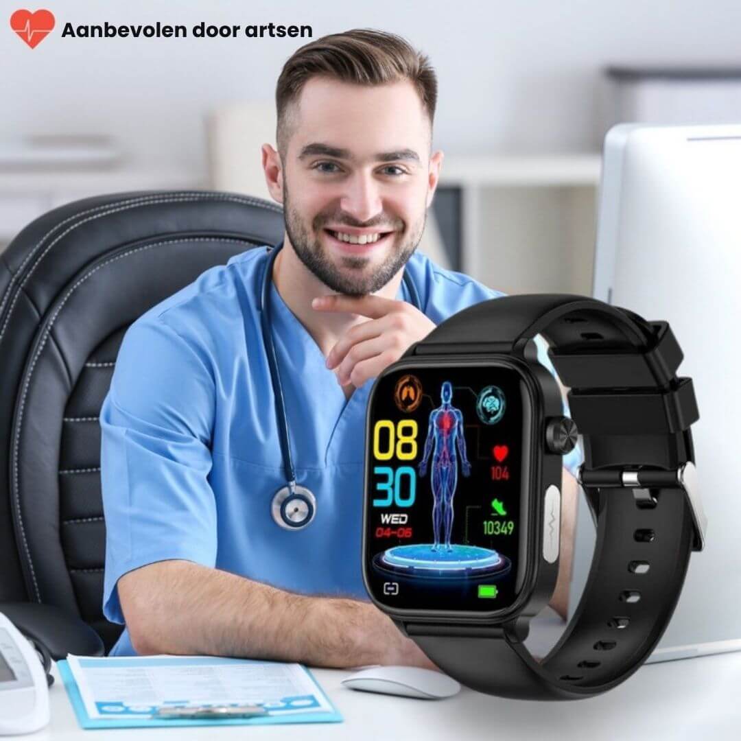 Health Monitoring Smartwatch with Emergency Alert & Automatic Fall Detection for Seniors & Adults | Thomler