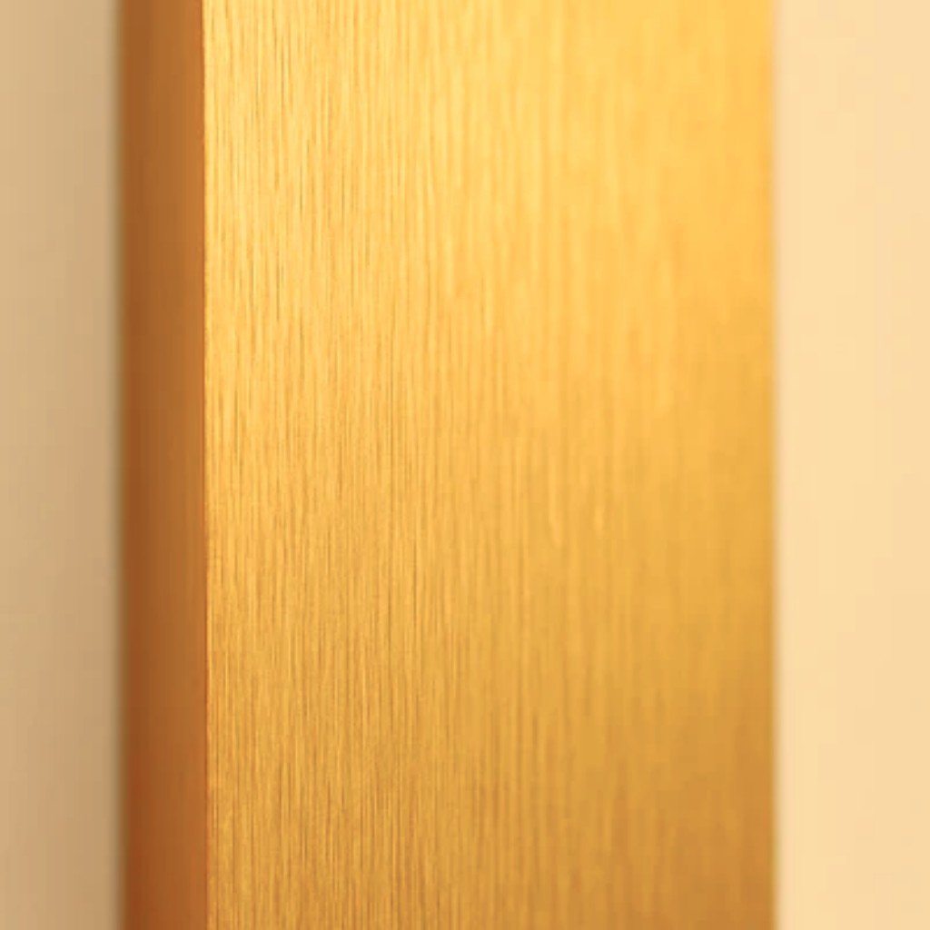 Outdoor Aluminum LED Wall Sconce Gold Finish IP65 Weatherproof Hardwired for Patio Porch Entryway 6W 18W 24W Options 2700K 6500K Lighting | Thomler