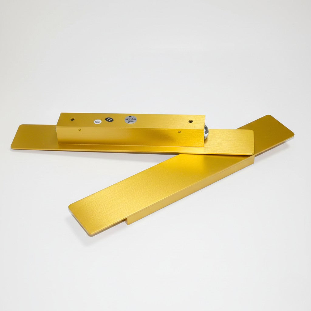 Wall Lamp Aluminium Integrated LED Gold Outdoor Facade Terrace Weatherproof Garden Balcony Entrance Lighting Fixture | Thomler