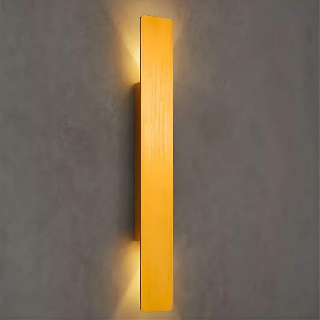 Wall Lamp Aluminium Integrated LED Gold Outdoor Facade Terrace Garden Waterproof Up Down Lighting Fixture | Thomler
