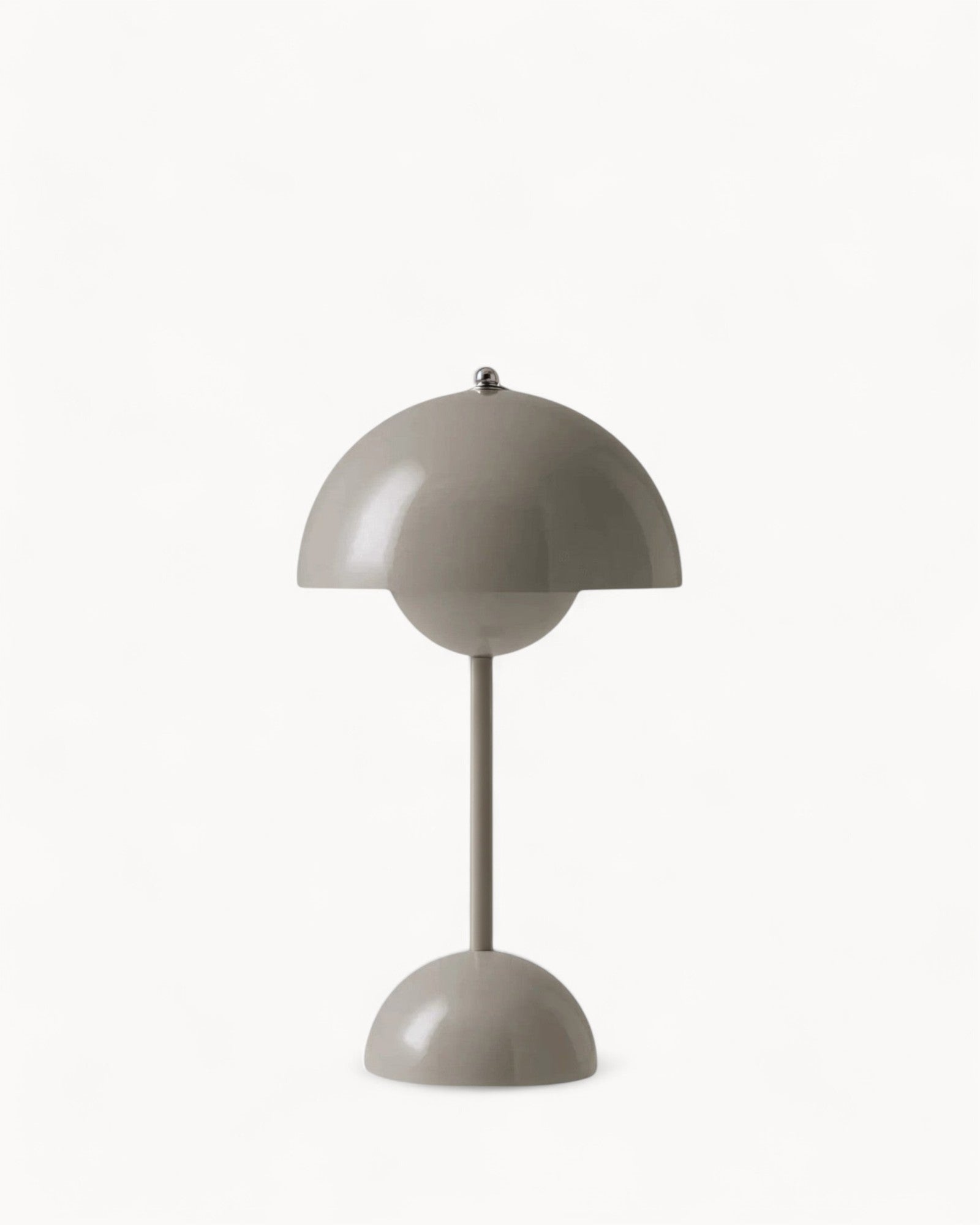 Table Lamp Metal 28.0 cm Grey Dimmable Bedroom Desk Scandinavian Reading Light | Thomler