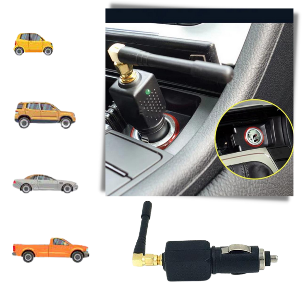 Vehicle GPS Signal Jammer Portable Privacy Device with Cigarette Lighter Adapter for Cars Trucks SUVs Anti-Tracking Protection Tool | Thomler