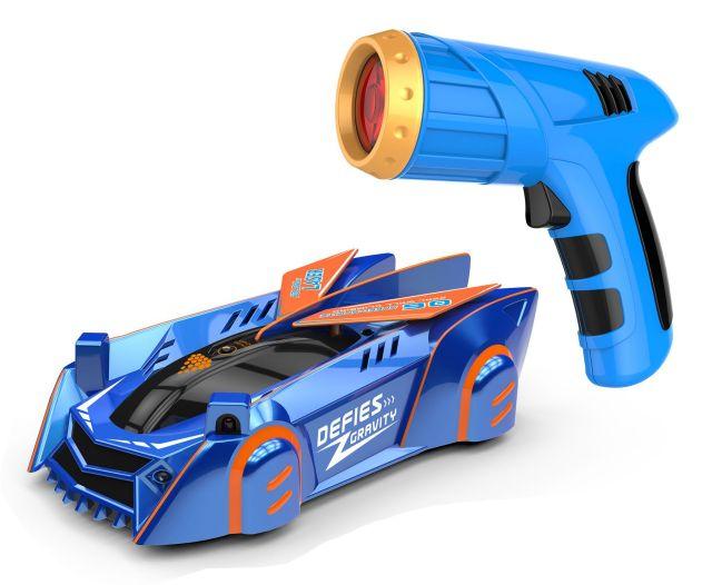 Wall-Climbing RC Car with Laser Remote – Anti-Gravity Stunt Racer for Smooth Surfaces, LED Lights, 360° Spins, Ages 3+ | Thomler