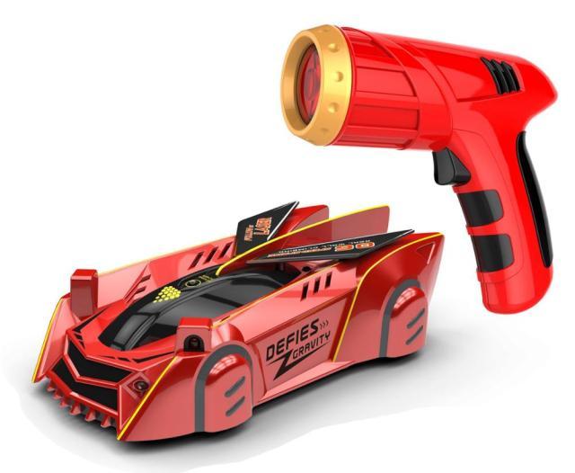 Wall-Climbing RC Car with Laser Remote – Anti-Gravity Stunt Racer for Smooth Surfaces, LED Lights, 360° Spins, Ages 3+ | Thomler