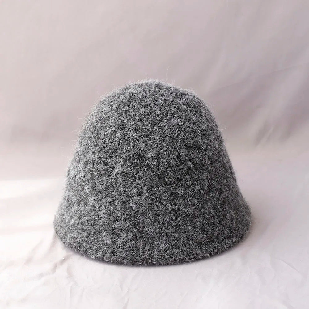Soft Wool Winter Hat for Women – Foldable, Classic Fisherman Design for Cold Weather | Thomler