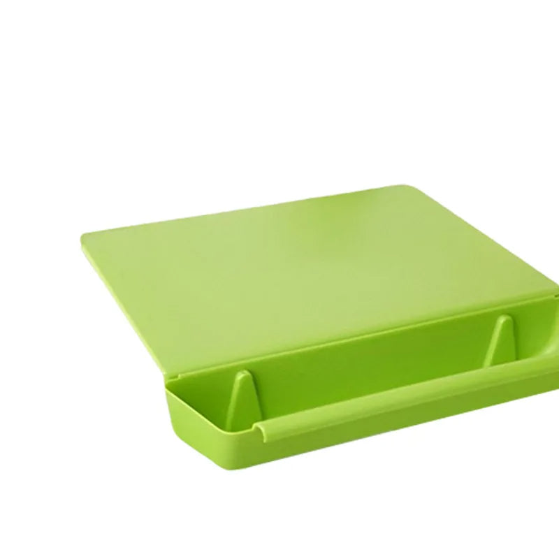 Dual-Purpose Chopping Board with Built-In Catch Basin for Meal Prep & Waste | Thomler