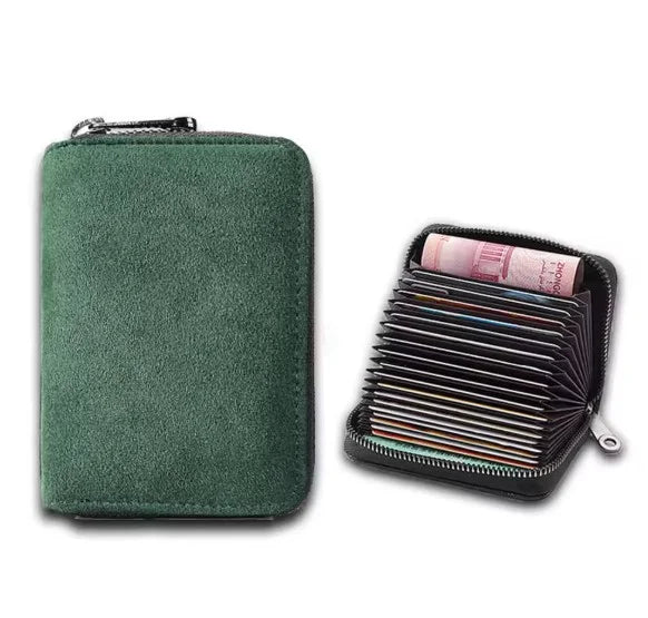 Slim Multi-Slot Card Holder Wallet with RFID Protection for Women – Compact Leather Credit Card Organizer Case for Purse, Travel & | Thomler