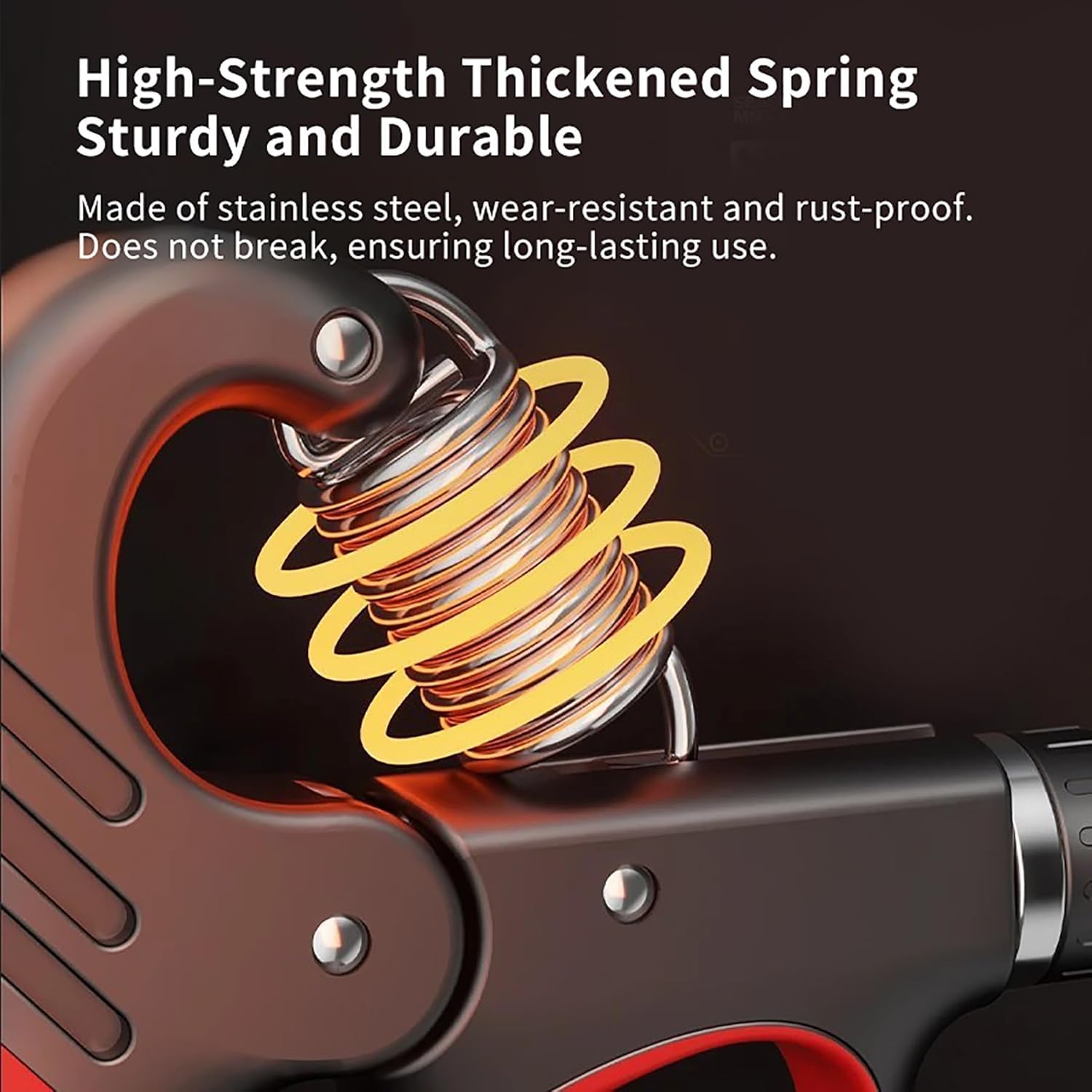 Adjustable Hand Grip Strengthener with Counter Up to 220 lbs Resistance for Forearm Training & Grip Workout at Home or Gym | Thomler