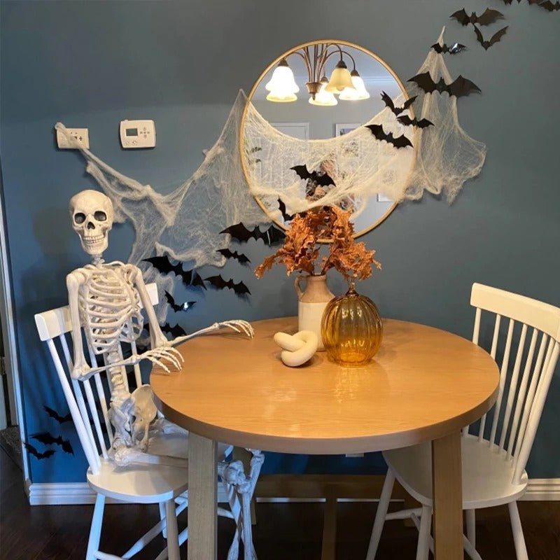 Flying Bat Wall Stickers – 3D PVC Creatures for Creepy Home & Yard Displays | Thomler