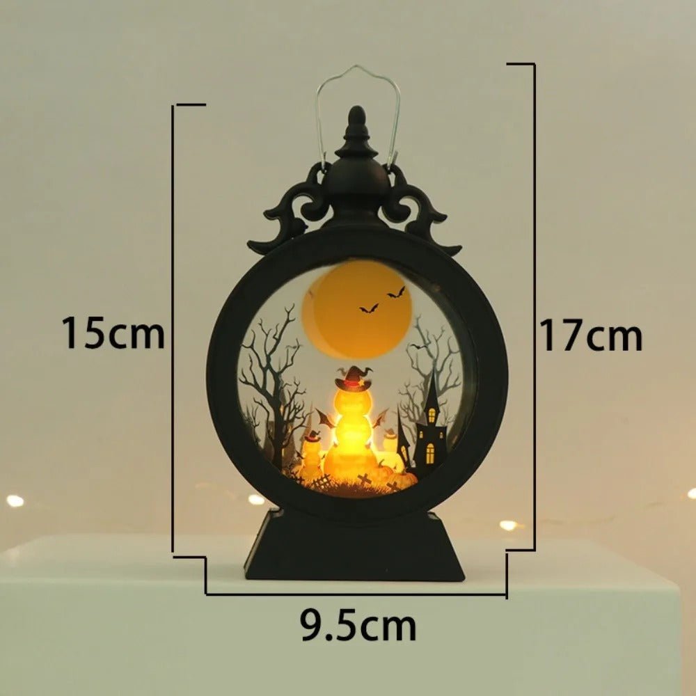 Vintage-Style Portable LED Lantern with Realistic Flickering Flame Effect for Seasonal Outdoor & Indoor Decor | Thomler