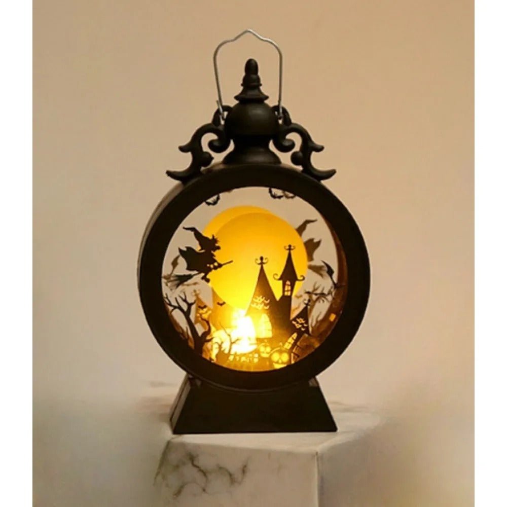 Vintage-Style Portable LED Lantern with Realistic Flickering Flame Effect for Seasonal Outdoor & Indoor Decor | Thomler