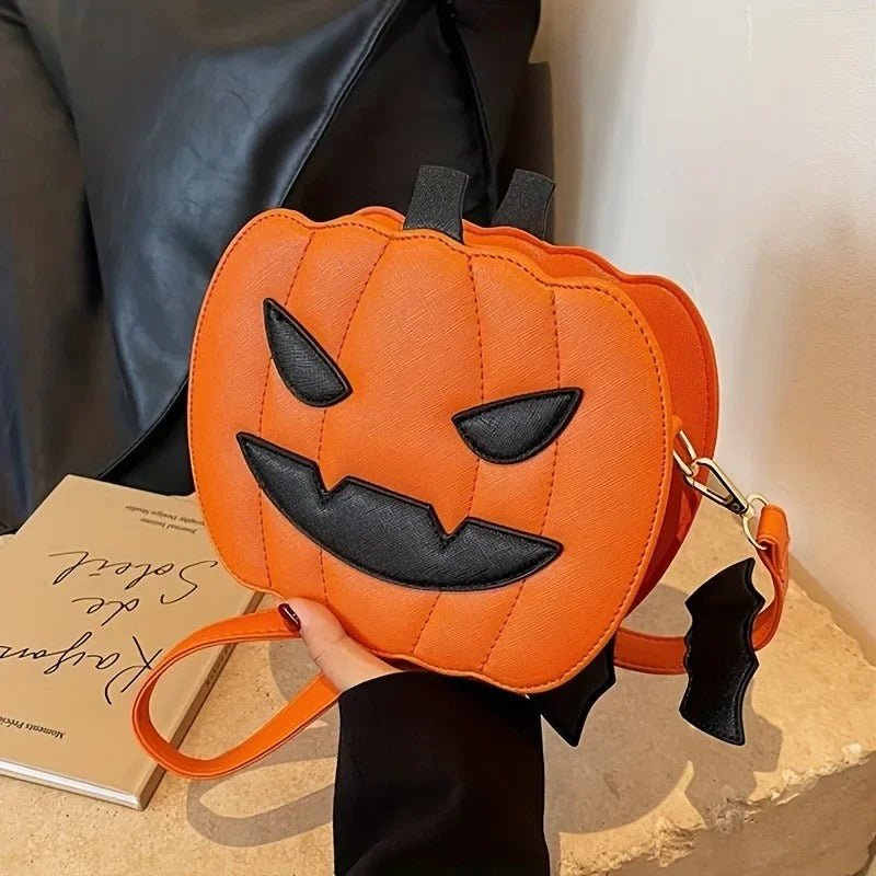 Festive Gourd Shoulder Bag – Seasonal Fashion Accessory with Adjustable Strap | Thomler