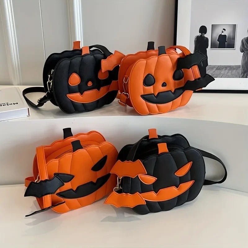 Festive Gourd Shoulder Bag – Seasonal Fashion Accessory with Adjustable Strap | Thomler