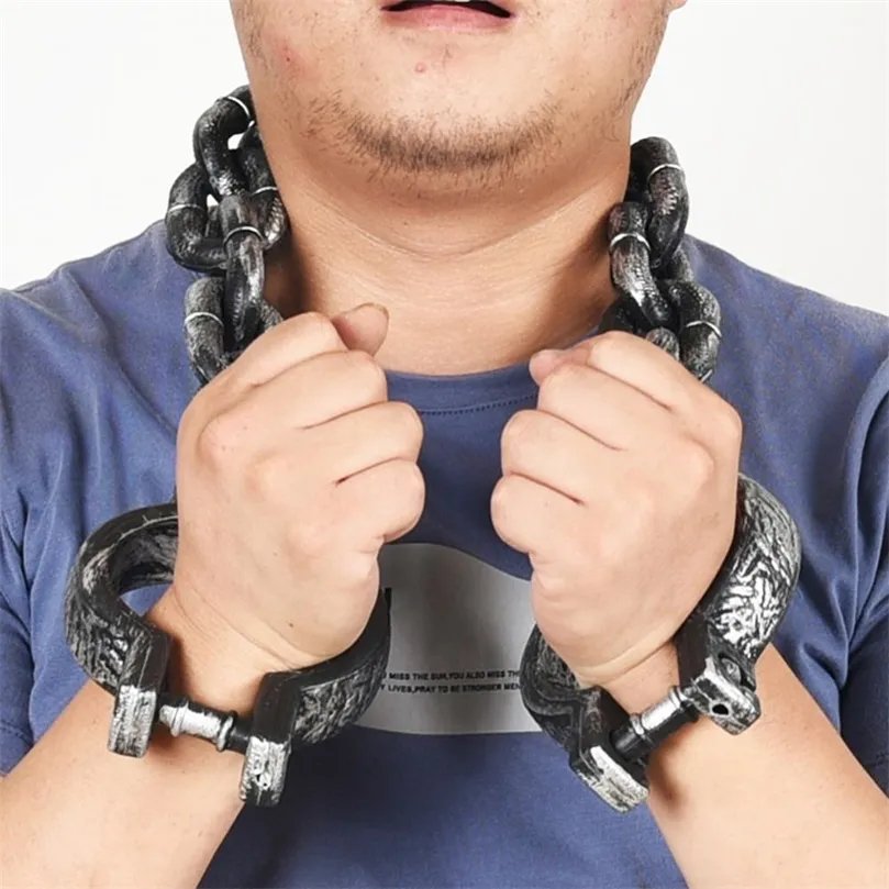 Adjustable Shackles Costume Accessory for Spooky Parties & Horror Events | Thomler