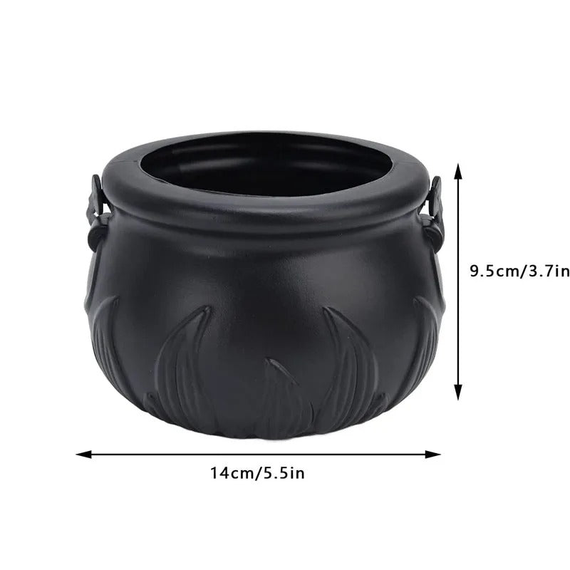 Spooky Cauldron Fog Machine with Color-Changing LEDs for Halloween Decorations & Atmospheric Party Effects | Thomler