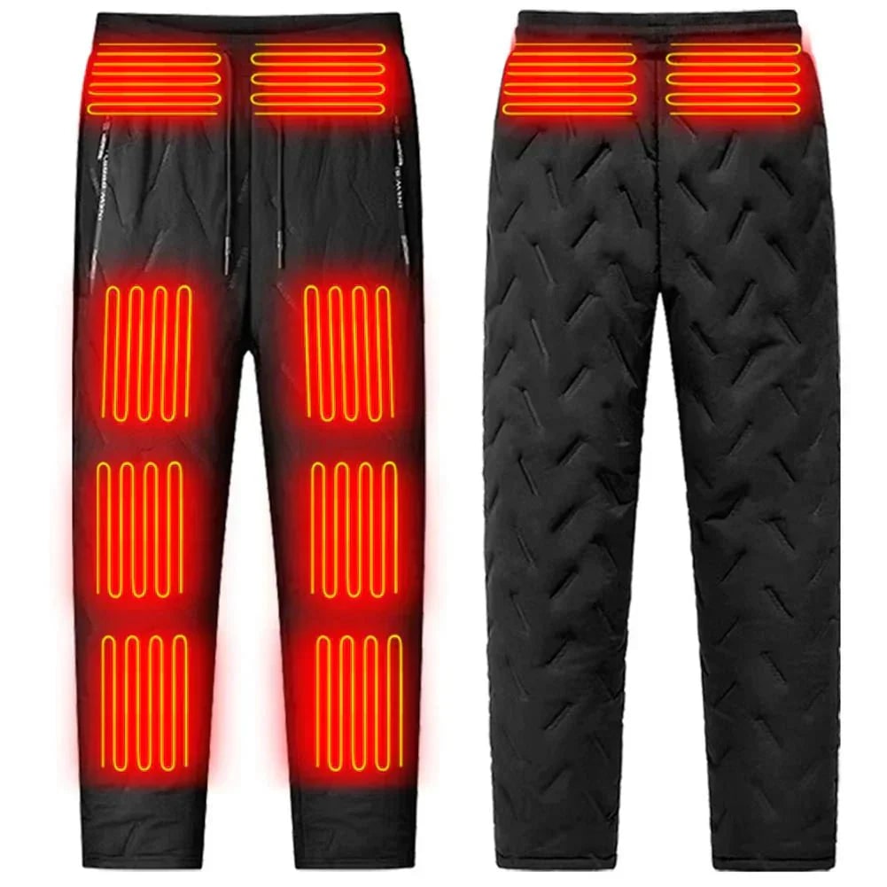Battery-Powered Heated Pants with Sherpa Fleece Lining – Winter Golf, Hunting & Outdoor | Thomler
