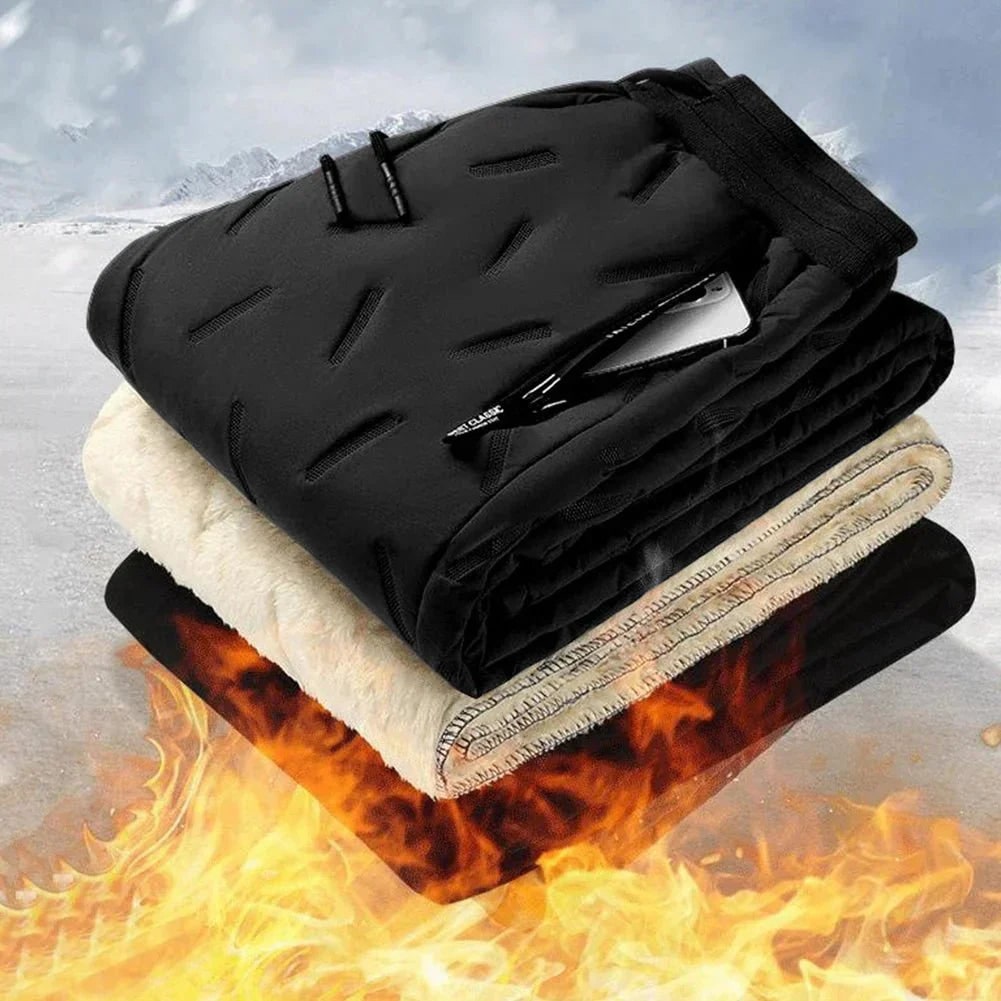 Battery-Powered Heated Pants with Sherpa Fleece Lining – Winter Golf, Hunting & Outdoor | Thomler