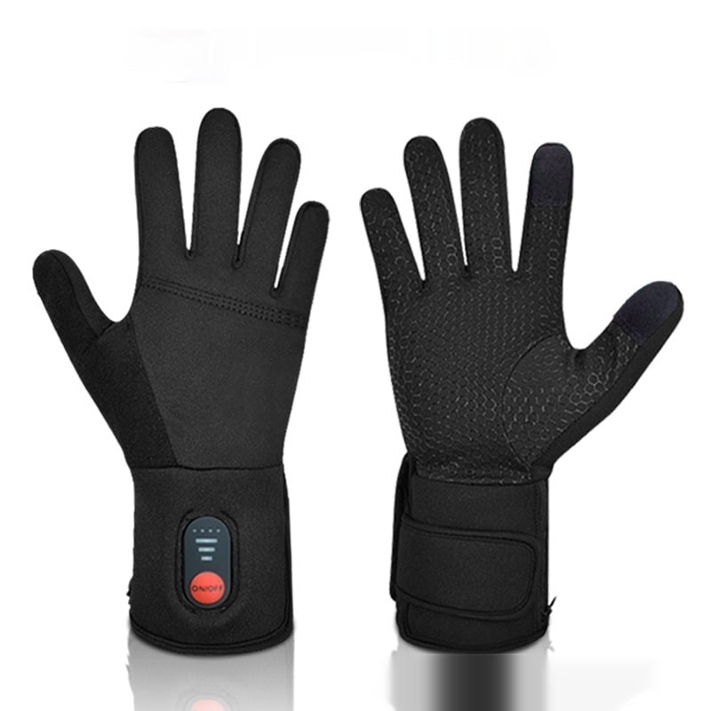 Battery-Powered Winter Gloves with 3-Level Heating & Phone-Touch Fingertips for Cold Weather | Thomler