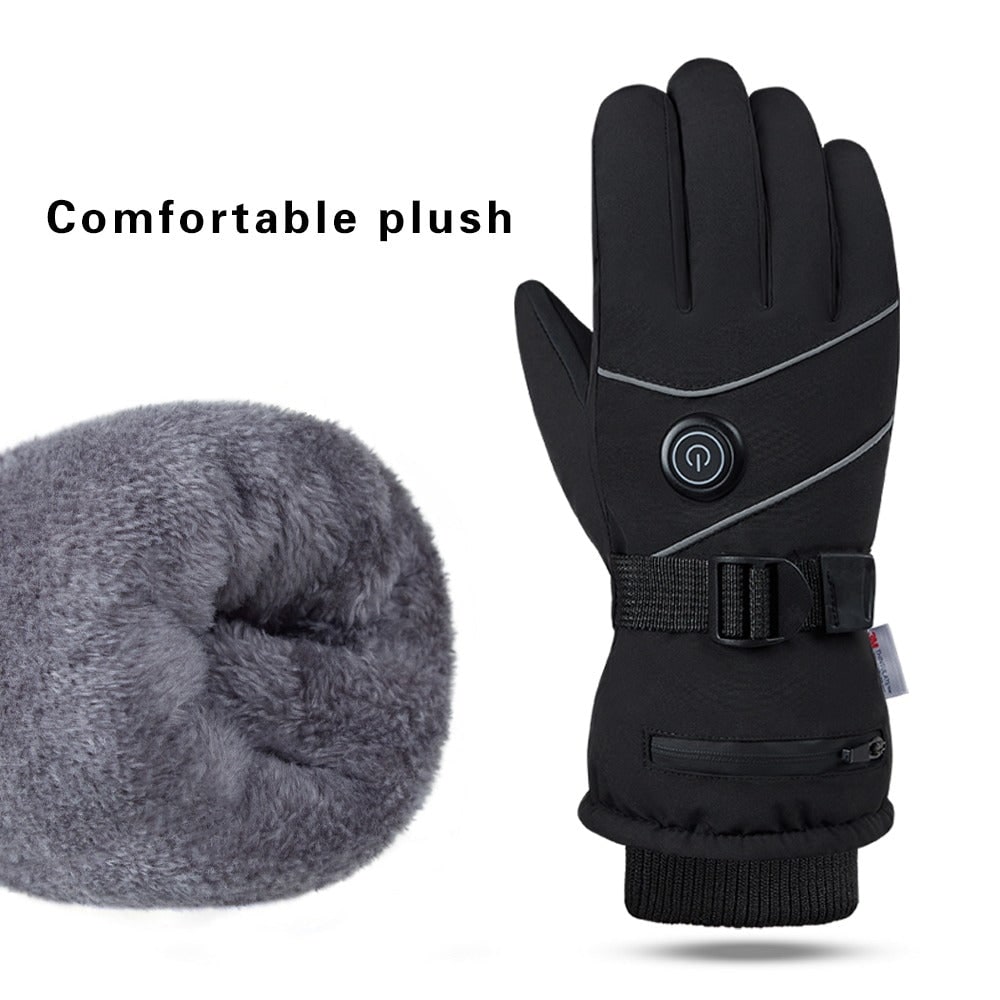 Battery-Powered Heating Gloves with Smart Touch Fingertips & 3 Temperature Settings | Thomler