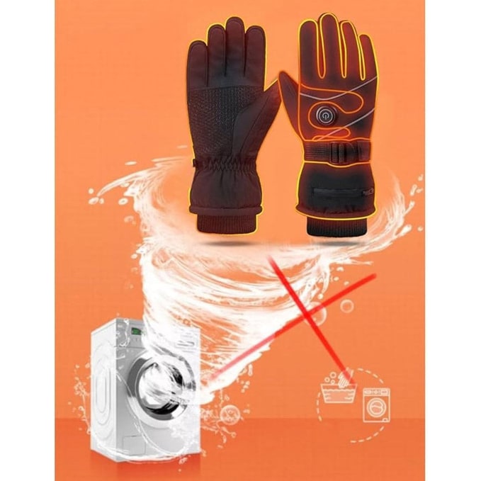 Battery-Powered Heating Gloves with Smart Touch Fingertips & 3 Temperature Settings | Thomler