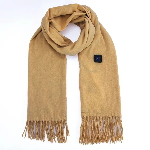 USB Heated Neck Scarf – Adjustable Temperature Fleece Winter Wrap for Men & Women | Thomler