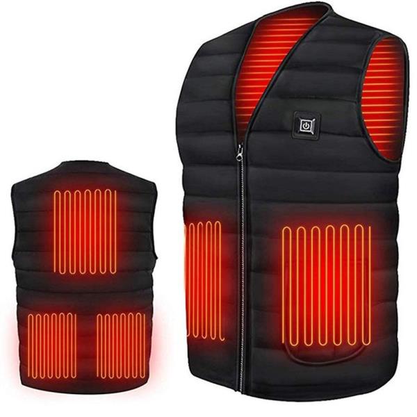 Electric Heating Vest with 3 Temperature Controls for Cold Weather Outdoor Activities and Winter Warmth | Thomler