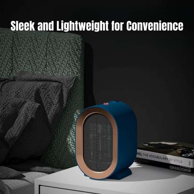 Portable Ceramic Heater 20.0 m² Compact Quiet Indoor Desk Bedroom Fan Heater Energy Efficient Personal Space Warmer | Thomler