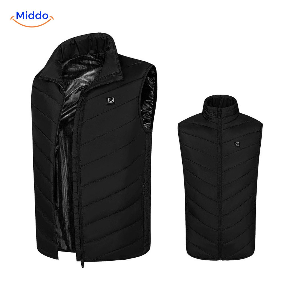 USB Heated Vest with 3 Temperature Settings for Men – Lightweight, Insulated Winter Warmth for Hiking, Outdoor Work & Daily Commutes | Thomler