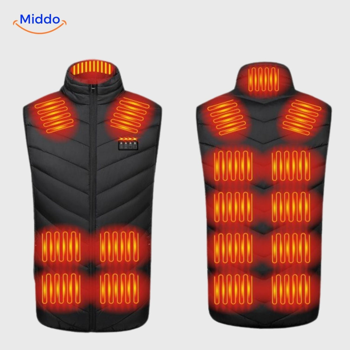 USB Heated Vest with 3 Temperature Settings for Men – Lightweight, Insulated Winter Warmth for Hiking, Outdoor Work & Daily Commutes | Thomler