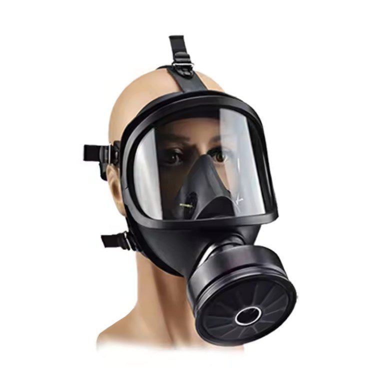 Full-Face Respirator with Built-In Hydration System & Audio Port for CBRN Protection | Thomler