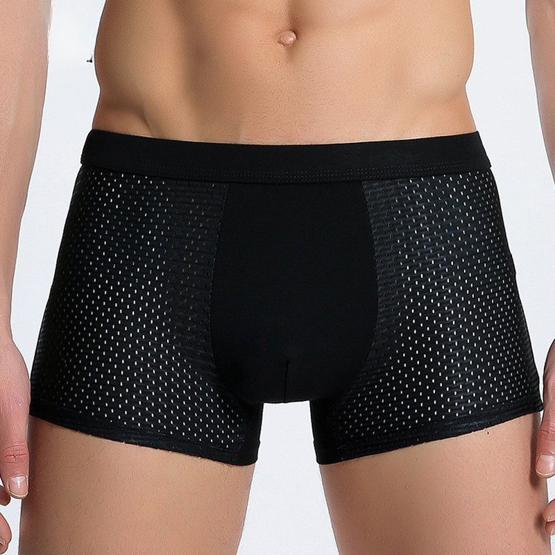 Men's Bamboo Boxer Briefs 4-Pack – Breathable, Stretch-Fit Underwear for All-Day Comfort | Thomler