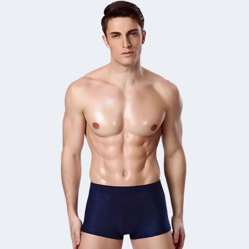 Men's Bamboo Boxer Briefs 4-Pack – Breathable, Stretch-Fit Underwear for All-Day Comfort | Thomler