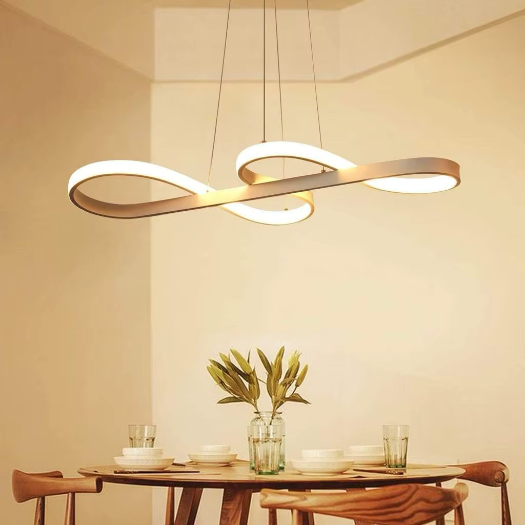 Pendant Light Aluminum LED Ring 75.0 cm Adjustable Dining Room Living Area Modern Dimmable Hanging Lamp Remote Control | Thomler