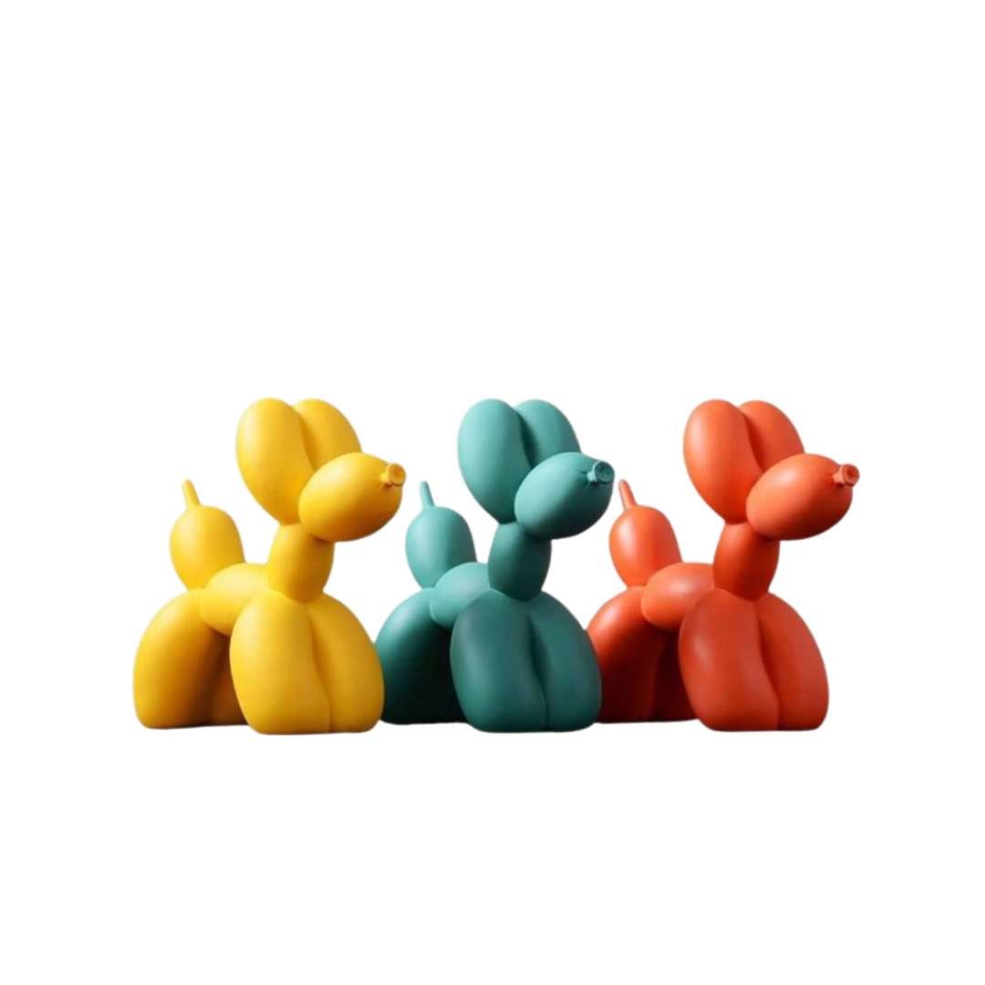 Decorative Sculpture Resin 21.5 cm Balloon Dog Modern Living Room Office Abstract Ornament Gift | Thomler