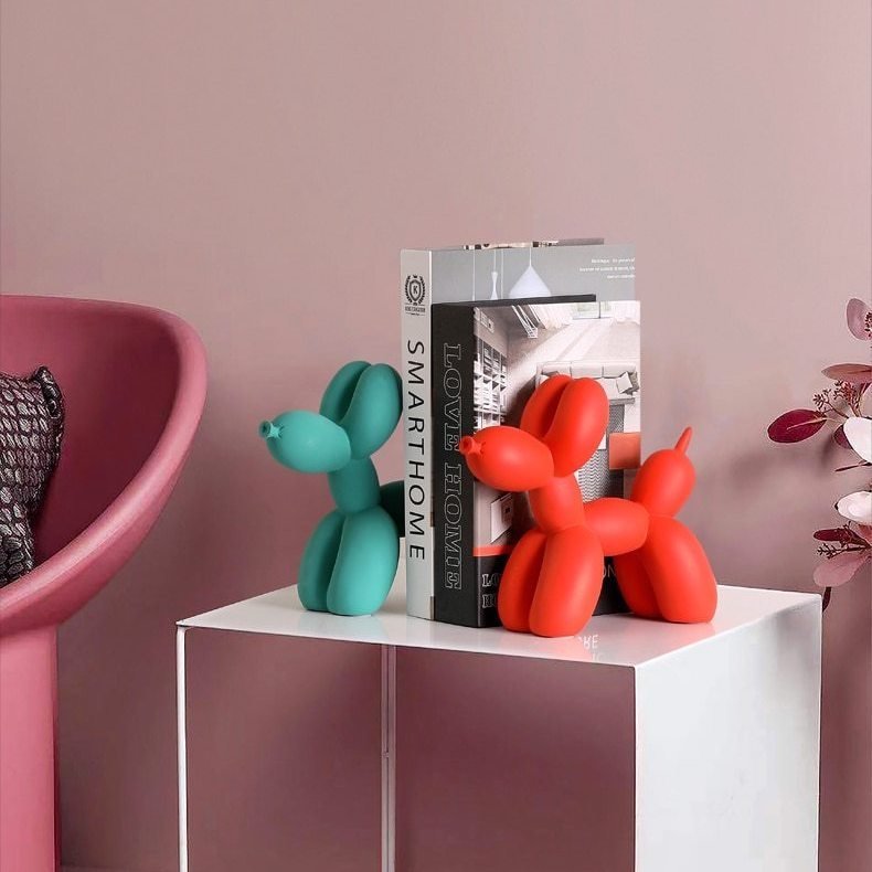Decorative Sculpture Resin 21.5 cm Balloon Dog Modern Living Room Office Abstract Ornament Gift | Thomler