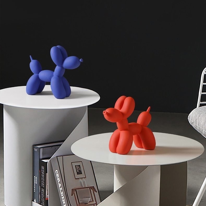 Decorative Sculpture Resin 21.5 cm Balloon Dog Modern Living Room Office Abstract Ornament Gift | Thomler