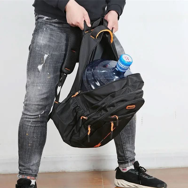 Water-Resistant Oxford Commuter Backpack – Laptop Compartment & Professional Design for Work, Travel & Everyday Use – 18×12×6 in Men's | Thomler